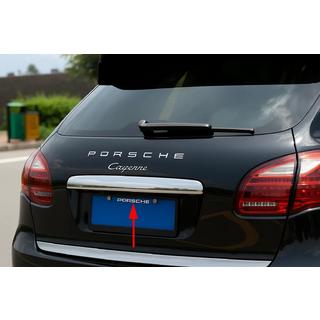 Listwa nad tablicą rejestracyjną Libao (stal nierdzewna) Porsche Cayenne 2010-2017 zdjęcia 1