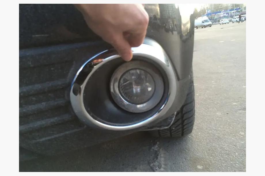 Subaru Forester 2008-2013 Chromowane Nakładki na Halogeny Libao 2010-2013 (2 szt, plastik) Image