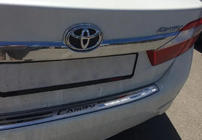 Toyota Camry 2011–2017 Nakładka na tylny zderzak Libao Stal Nierdzewna zdjęcia 2