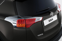 Toyota Rav 4 2013-2018 Chromowane Nakladki na Tylne Lampy Libao V1 2013-2016 (2 szt, plastik) zdjęcia 1