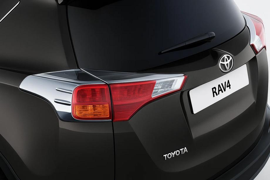 Toyota Rav 4 2013-2018 Chromowane Nakladki na Tylne Lampy Libao V1 2013-2016 (2 szt, plastik) Image