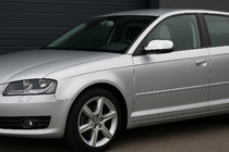 Audi A3 2003-2012 Nakładki na Lusterka 2010-2012 (2 szt., Stal Nierdzewna) zdjęcia 3