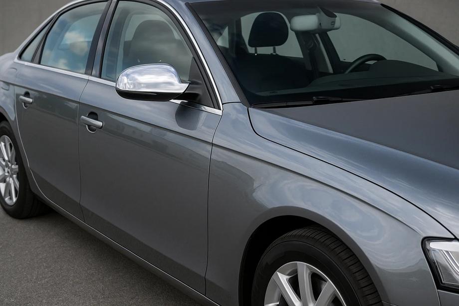 Audi A4 B8 2007-2015 Nakładki na Lusterka 2010-2015 (2 szt., Stal Nierdzewna) Image