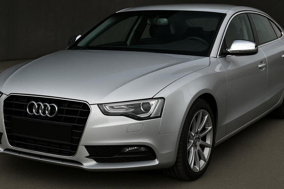 Audi A5 2007-2015 Nakładki na Lusterka 2010-2015 (2 szt., Stal Nierdzewna) Zdjęcia 3