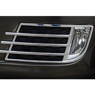 Chromowane nakładki na światła przeciwmgielne Libao 2011-2016 do Aziat (2 szt, plastik) Volkswagen Tiguan 2007-2016 zdjęcia 2