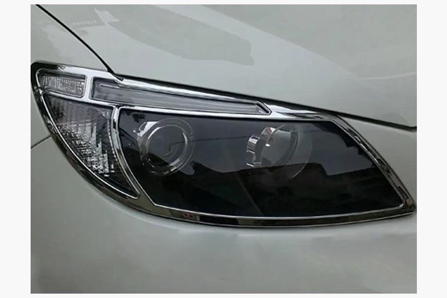 BYD S6 2010-2016 Nakladki na Reflektory Libao (2 szt, plastik) Image