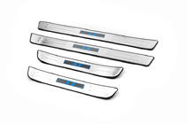 BYD S6 2010-2016 Listwy progowe Libao LED (4 szt, stal nierdzewna) zdjęcia 1