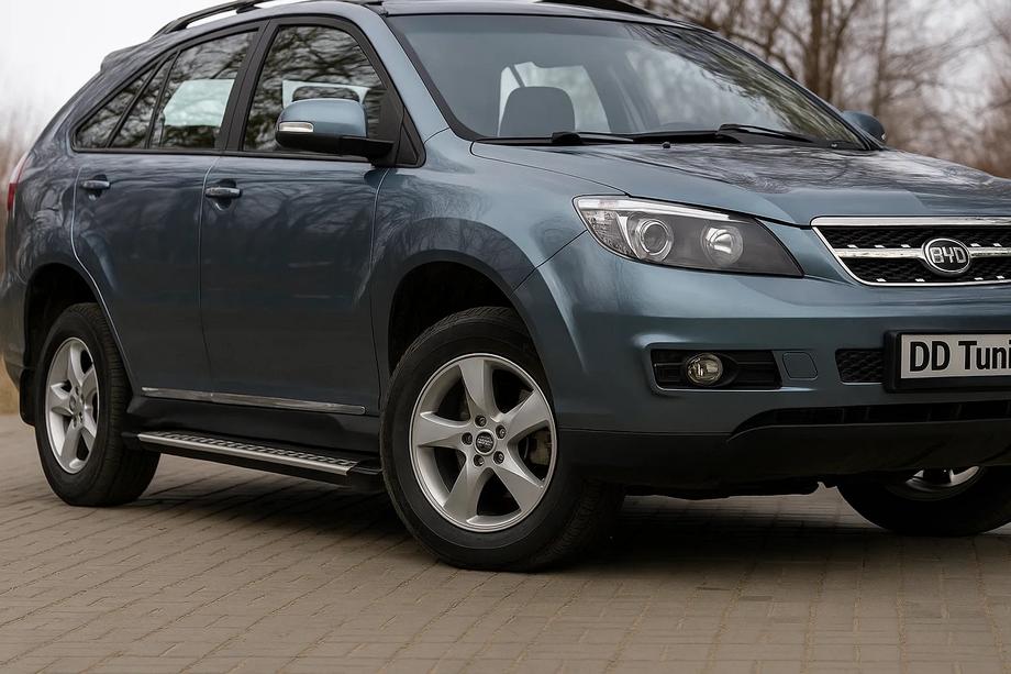 BYD S6 2010-2016 Progi Boczné OEM V2 (2 szt, Aluminium) Image