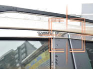 BYD S6 2010-2016 Kompletne listwy ozdobne szyb Libao stal nierdzewna zdjęcia 3
