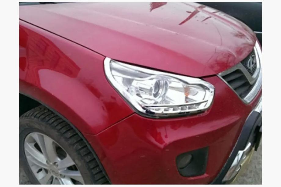 Chery Tiggo 1 2005-2016 Nakładki na reflektory Libao 2010-2014 (2 szt, plastik) Zdjęcia 3