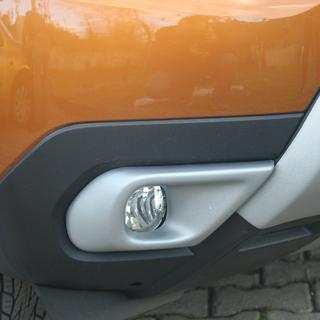 Nakładki na światła przeciwmgielne (ABS, szare) Renault Duster 2018-2024 zdjęcia 3