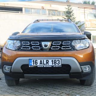 Nakładki na światła przeciwmgielne (ABS, szare) Renault Duster 2018-2024 zdjęcia 4