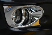 Geely Emgrand X7 2011- Chromowane nakladki na swiatla przeciwmgielne Libao (2 szt, plastik) zdjęcia 1