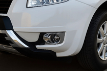 Geely Emgrand X7 2011- Chromowane nakladki na swiatla przeciwmgielne Libao (2 szt, plastik) zdjęcia 3