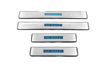 Geely Emgrand X7 2011- Listwy progowe Libao LED (4 szt, stal nierdzewna) zdjęcia 2
