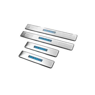 Listwy progowe Libao LED (4 szt, stal nierdzewna) Geely Emgrand X7 2011- zdjęcia 1