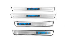 Suzuki Swift 2010-2017 Listwy progowe Libao LED (4 szt, stal nierdzewna) zdjęcia 1
