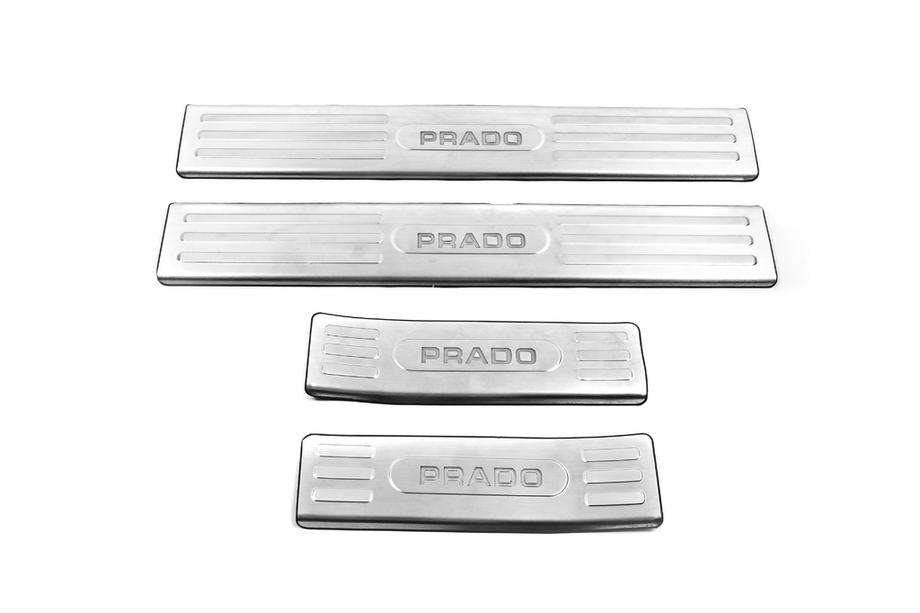 Toyota Land Cruiser Prado 150 2009-2023 Nakładki progowe wewnętrzne V1 (4 szt, stal nierdzewna) Image