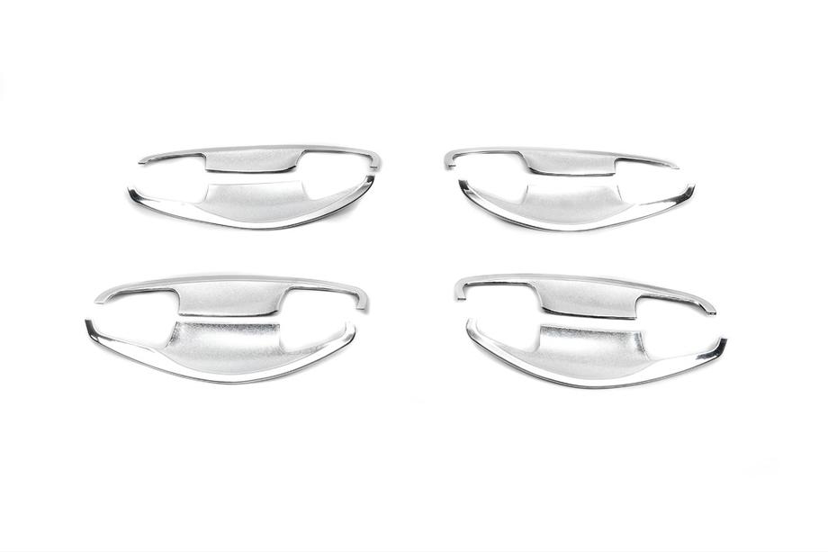 Hyundai Santa Fe 3 2012-2018 Chromowane osłony pod klamki (4 szt, ABS) Image
