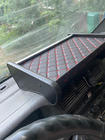 Mercedes Sprinter W901/902/903/904/905 1995–2006 Półka na deskę rozdzielczą (2000-2006, Czarna z czerwoną nicią) CDI zdjęcia 8