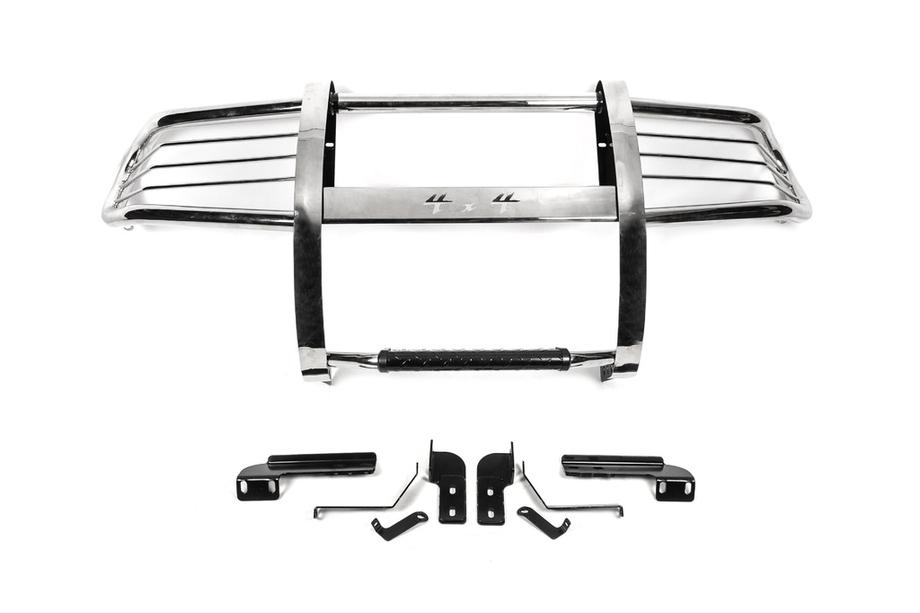 Toyota Land Cruiser 100 1998-2007 Pałąk przedni z osłoną WINBO (stal nierdzewna) Image