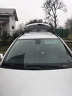 Opel Astra H 2004-2013 Bagażnik dachowy na zintegrowane relingi zamykany na klucz Skybar V2 (2 szt.) Czarne zdjęcia 10