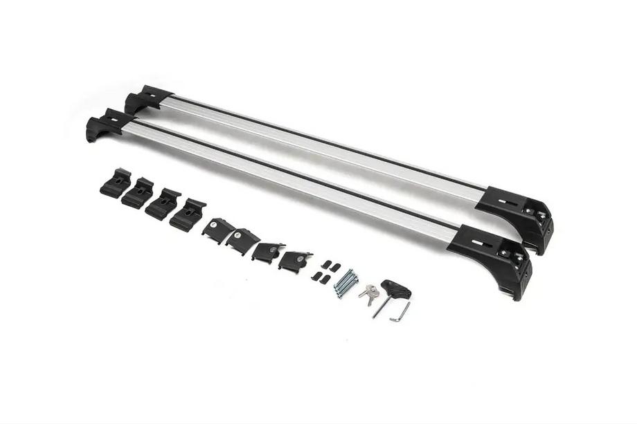Opel Astra H 2004-2013 Bagażnik dachowy na zintegrowane relingi zamykany na klucz Skybar V2 (2 szt.) Zdjęcia 14