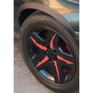 Poszerzenia nadkoli (4 szt, czarne, plastik ABS) Opel Omega B 1994-2003 zdjęcia 2