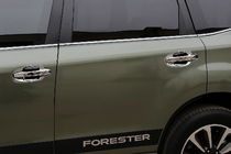 Subaru Forester 2013-2018 Nakładki pod klamki chrom Libao (4 szt, plastik) zdjęcia 1