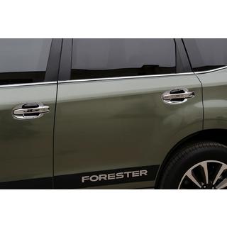 Nakładki pod klamki chrom Libao (4 szt, plastik) Subaru Forester 2013-2018 zdjęcia 1