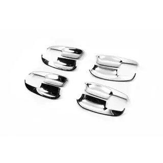 Nakładki pod klamki chrom Libao (4 szt, plastik) zdjęcia 3