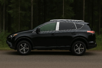 Toyota Rav 4 2013-2018 Komplet chromowanych obwódek szyb zdjęcia 1