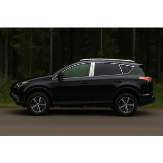 Komplet chromowanych obwódek szyb Toyota Rav 4 2013-2018 zdjęcia 1