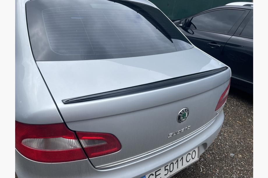 Skoda Superb 2009-2015 Spoiler LIP (Sunplex, czarny) (115,8cm x 6,3cm) Image