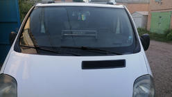 Opel Vivaro 2001–2015 Półka na deskę rozdzielczą (2001-2010, Czarna z czerwoną nicią) zdjęcia 6