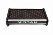 Nissan Primastar 2002-2014 Półka na deskę rozdzielczą (2001-2010, Czarna z czerwoną nicią) zdjęcia 2
