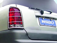 SsangYong Rexton I 2001-2017 Osłony tylnych lamp 2006-2012 stal nierdzewna zdjęcia 4