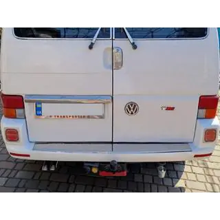 Ramka tablicy rejestracyjnej chrom Transporter (1 szt, stal nierdzewna) Volkswagen T4 Transporter 1990-2003 zdjęcia 2
