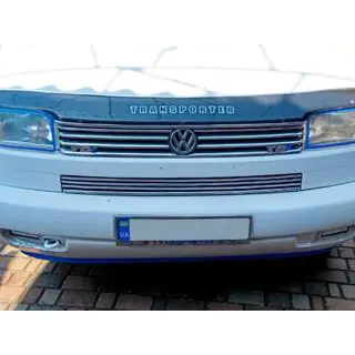 Ramka tablicy rejestracyjnej chrom Transporter (1 szt, stal nierdzewna) Volkswagen T4 Caravelle/Multivan 1990–2003 zdjęcia 1