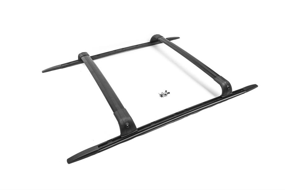 Land Rover Discovery III 2004–2009 Relingi dachowe z poprzeczkami Libao-design (czarne) Image
