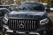 Mercedes X class 2017-2020 Zestaw nakładek na maskę DRAGON (3 szt.) zdjęcia 1