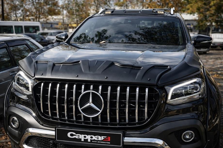 Mercedes X class 2017-2020 Zestaw nakładek na maskę DRAGON (3 szt.) Image