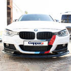 BMW 3 Series F30/F31 2012-2019 Dokładka (lip) przedniego zderzaka EuroCap (czarna, do M-Performance) zdjęcia 5