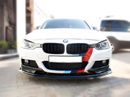 BMW 3 Series F30/F31 2012-2019 Dokładka (lip) przedniego zderzaka EuroCap (czarna, do M-Performance) zdjęcia 1