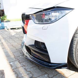 Dokładka (lip) przedniego zderzaka EuroCap (czarna, do M-Performance) BMW 3 Series F30/F31 2012-2019 zdjęcia 3