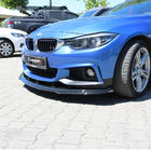 BMW 4 Series F32/F33/F36 2012-2020 Nakładka na przedni zderzak Lip do M-Sport (czarna) zdjęcia 2