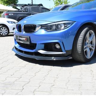 Nakładka na przedni zderzak Lip do M-Sport (czarna) BMW 4 Series F32/F33/F36 2012-2020 zdjęcia 2