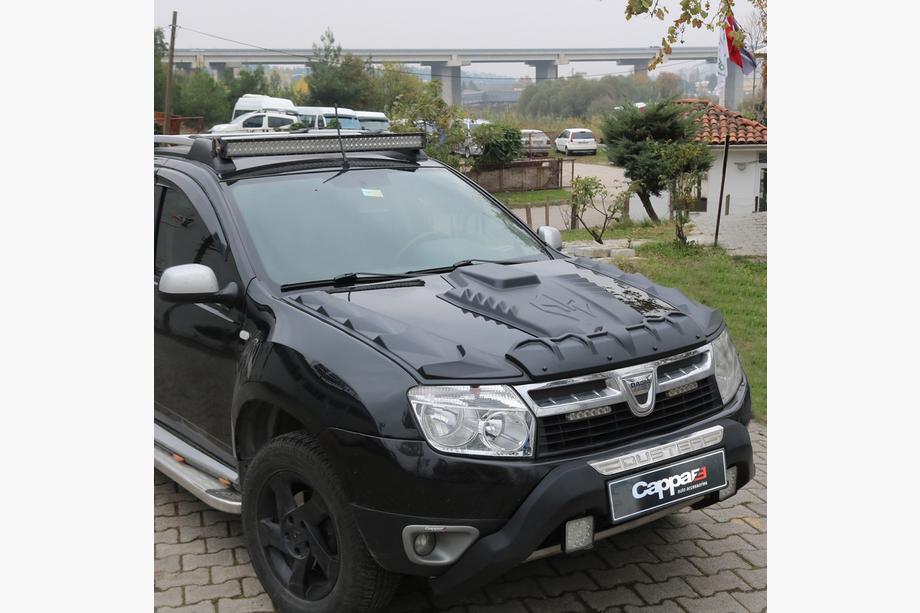 Dacia Duster 2008-2018 Nakładka na maskę (ABS) Zdjęcia 4