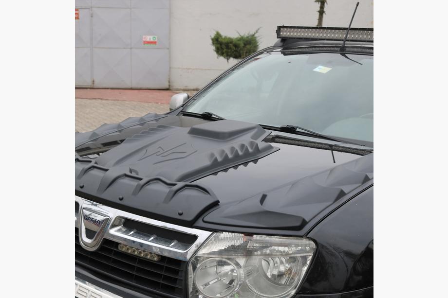 Dacia Duster 2008-2018 Nakładka na maskę (ABS) Zdjęcia 5