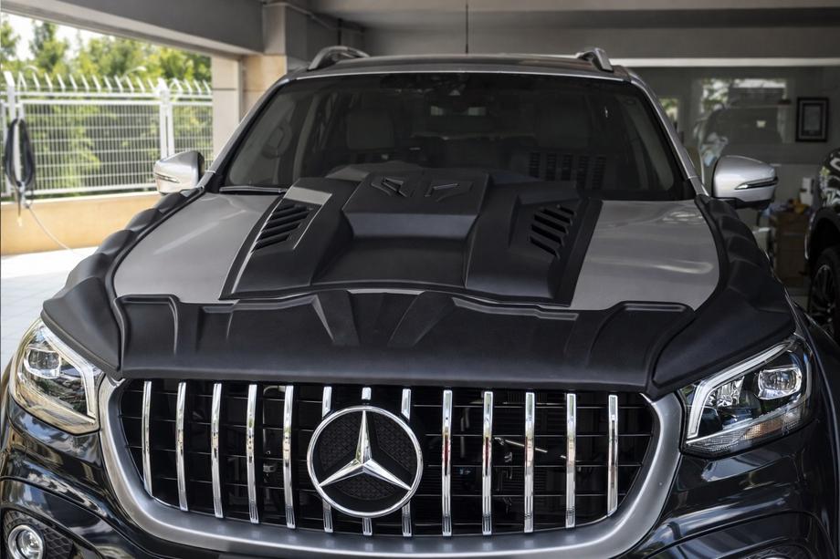 Mercedes X class 2017-2020 Nakładka na maskę (ABS) Image